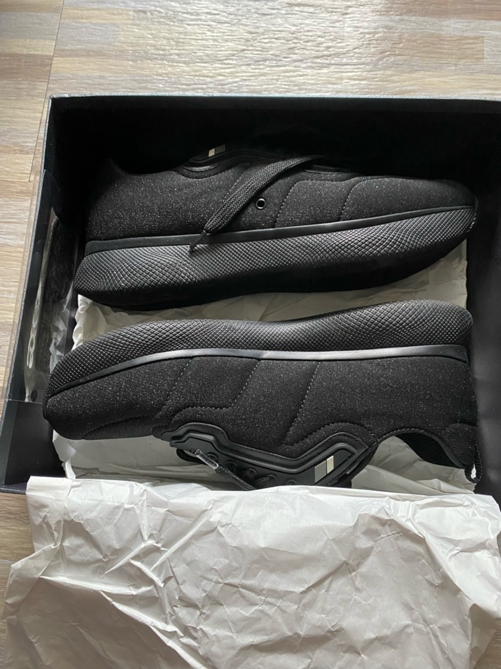Prada Black Low-Top Lace-Up Sneakers with box - Picture 2 of 7